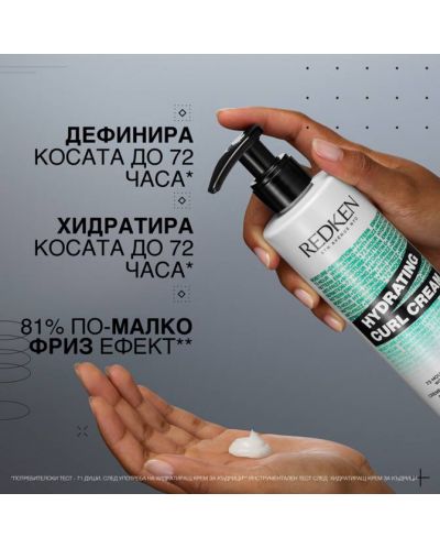 Redken Acidic Bonding Curls Хидратиращ крем за къдрици, 250 ml - 2