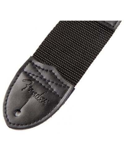 Ремък за китара Fender - Logo Strap, черен/червен - 2