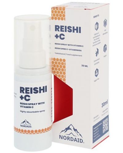 Reishi + C Спрей за уста, 30 ml, Nordaid	 - 1