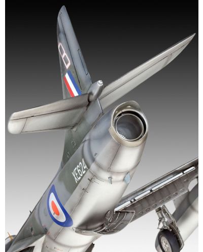 Сглобяем модел на военен самолет Revell - Hawker Hunter FGA.9/Mk.58 (04703) - 2