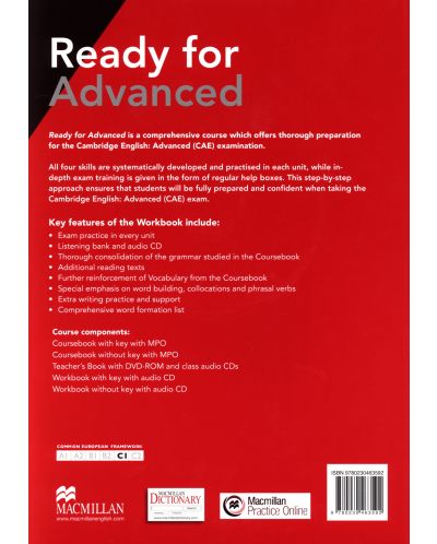 Ready for Advanced 3-rd edition C1: Workbook / Английски език (Работна тетрадка) - 2