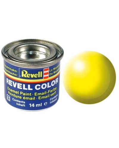 Емайл боя за сглобяеми модели Revell - Копринено лимонено жълто (32312) - 1