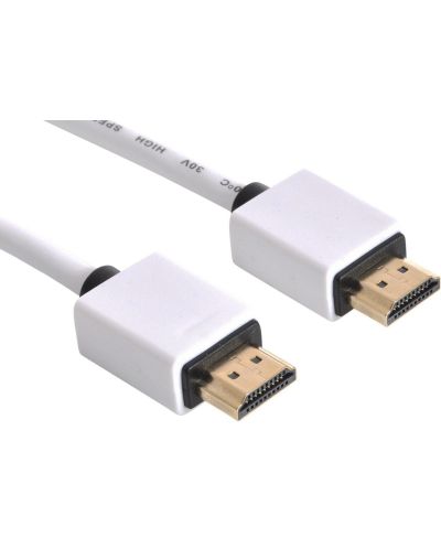 Кабел Sandberg - HDMI 2.0, 2 m, бял - 1