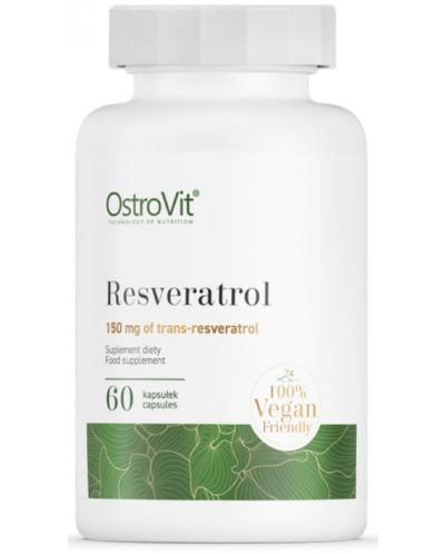 Resveratrol, 60 капсули, OstroVit - 1