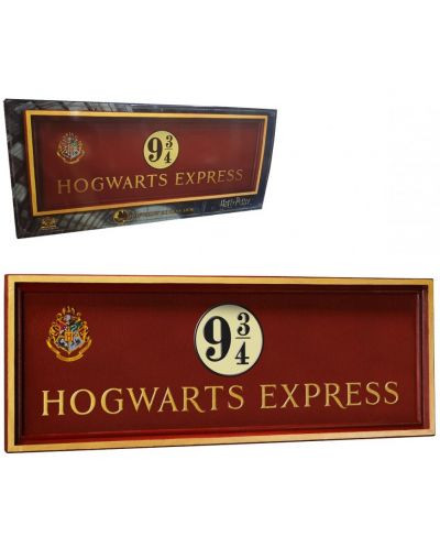 Реплика The Noble Collection Movies: Harry Potter - Hogwarts Express 9 3/4 Sign, 58 cm - 2