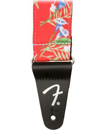 Ремък за китара Fender - Hawaiian Strap, Red Floral - 2