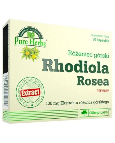 Rhodiola Rosea Premium, 100 mg, 30 капсули, Olimp - 1