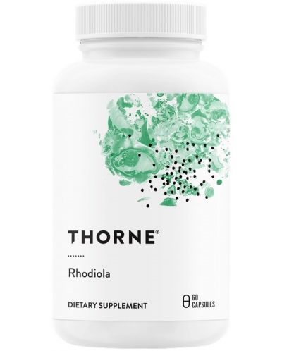 Rhodiola, 100 mg, 60 капсули, Thorne - 1