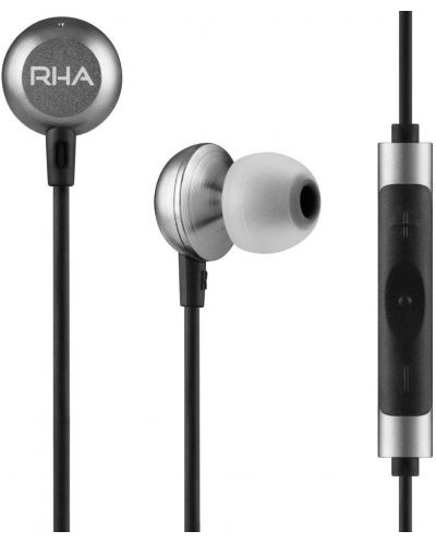 Безжични слушалки с микрофон RHA - MA650 W, черни - 1