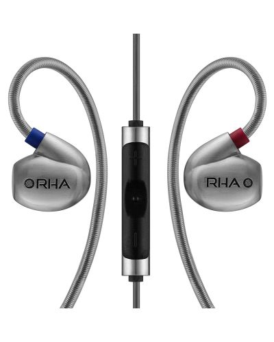 Слушалки RHA - T10i, сиви/черни