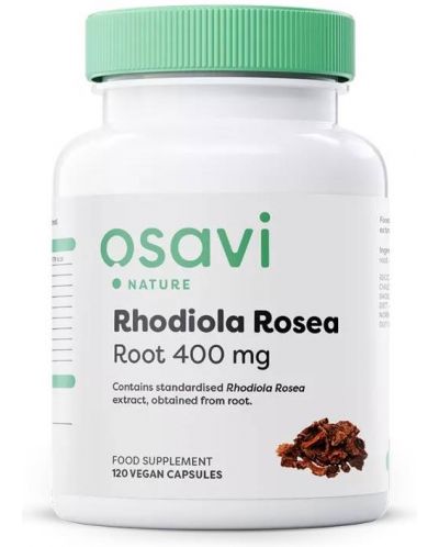 Rhodiola Rosea Root, 400 mg, 120 капсули, Osavi - 1