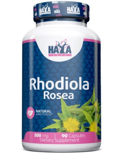 Rhodiola Rosea, 500 mg, 90 капсули, Haya Labs - 1