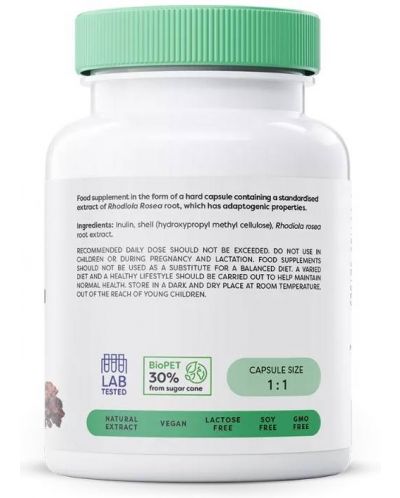Rhodiola Rosea Root, 400 mg, 120 капсули, Osavi - 3