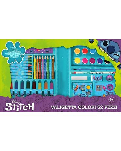 Рисувателен комплект Disney - Stitch, 52 елемента - 1