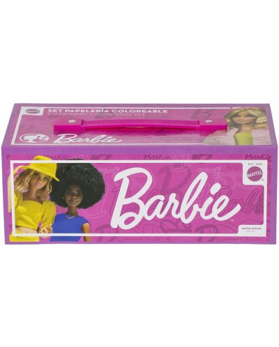 Рисувателен комплект Cerda Barbie - В куфарче на три нива - 2