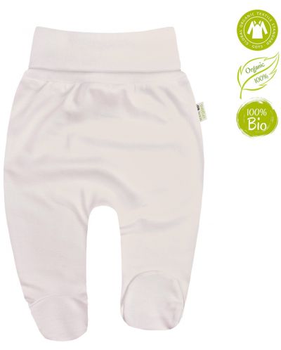 Ританки Bio Baby - органичен памук, 56 cm, 1-3 месеца, екрю - 2
