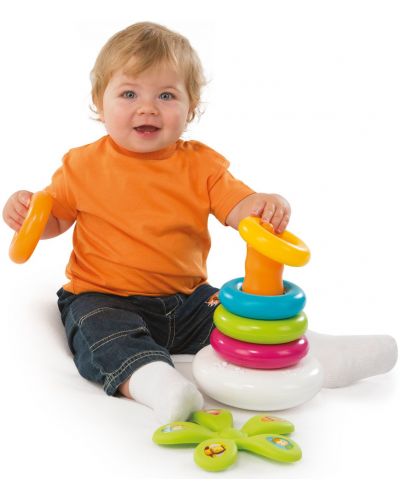 Детска играчка Smoby - Cotoons, нанизване на рингове - 2