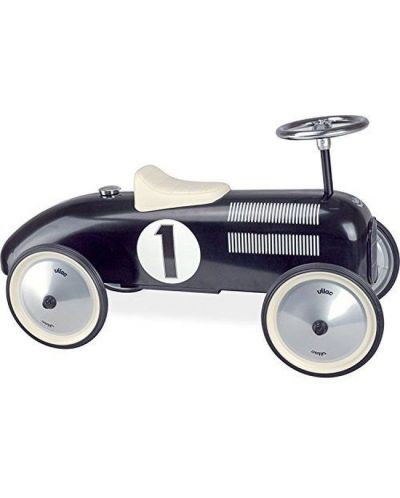 Ретро метална кола Vilac Ride On Toys – Черна - 1