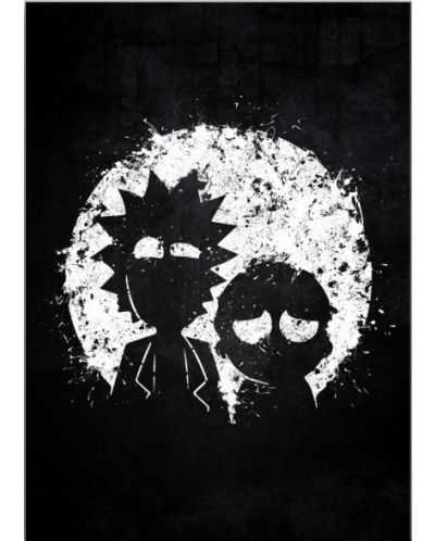 Метален постер Displate - Rick and Morty - 1