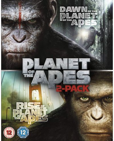 Rise Of The Planet Of The Apes/Dawn Of The Planet Of The Apes (Blu-Ray) - 1