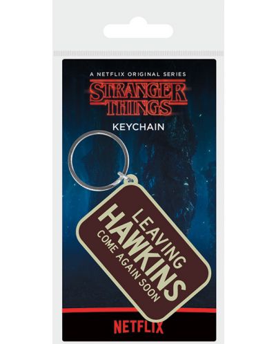 Ключодържател Pyramid Television: Stranger Things - Leaving Hawkins - 1