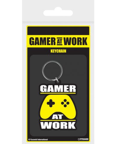 Ключодържател Pyramid Humor: Gamer at Work - Joypad - 1