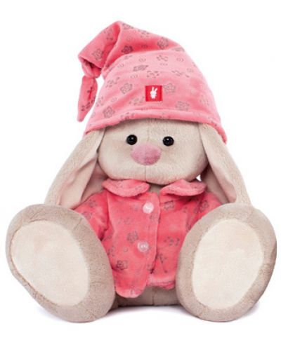 Плюшена играчка Budi Basa - Зайка Ми, с розова пижама, 23 cm - 1
