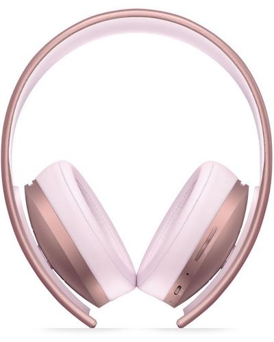 Гейминг слушалки  - Gold Wireless Headset, Rose Gold, 7.1, розови - 5