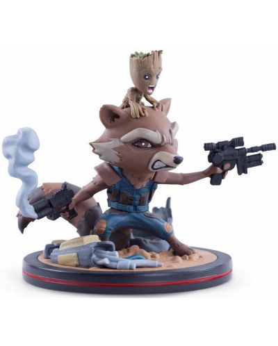Фигура Q-Fig: Guardians of the Galaxy Vol. 2 - Rocket &amp; Groot LC Exclusive, 14 cm