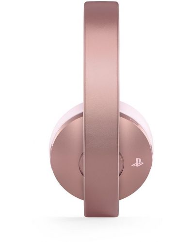 Гейминг слушалки  - Gold Wireless Headset, Rose Gold, 7.1, розови - 6