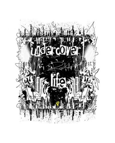 Тениска RockaCoca Undercover, бяла, размер S