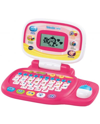 Интерактивна играчка Vtech - Лаптоп, розов - 2