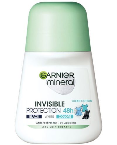 Garnier Mineral Рол-он против изпотяване Invisible, 50 ml - 1