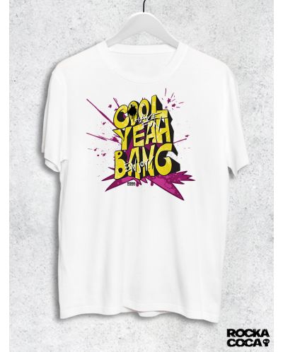 Тениска RockaCoca Bang, бяла, размер L - 1