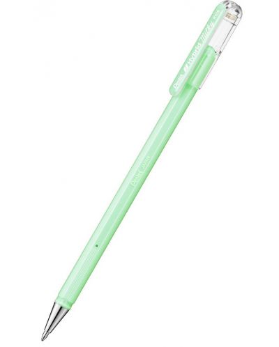 Ролер Pentel - Hybrid Milky K 108, 0.8 mm, зелен - 1