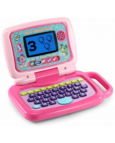 Образователна играчка Vtech - Лаптоп 2 в 1, розов - 2