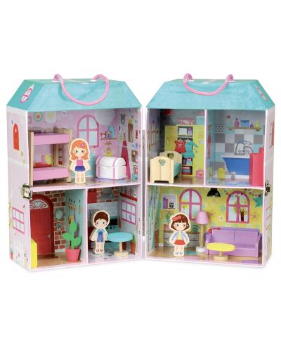 Къща за кукли в куфар Vilac - 1