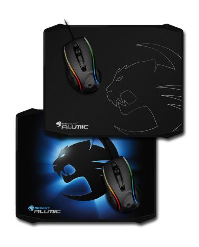 Гейминг подложка за мишка ROCCAT - Alumic, M, твърда, черна