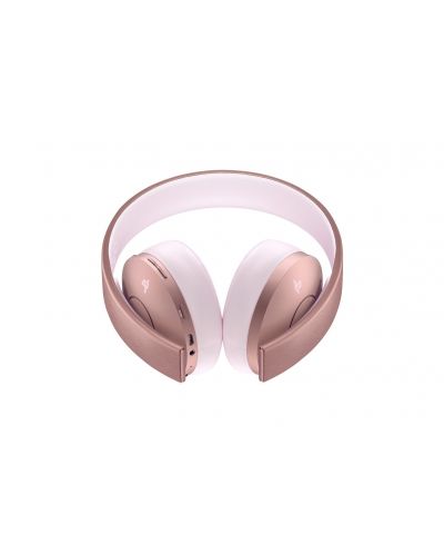 Гейминг слушалки  - Gold Wireless Headset, Rose Gold, 7.1, розови - 7