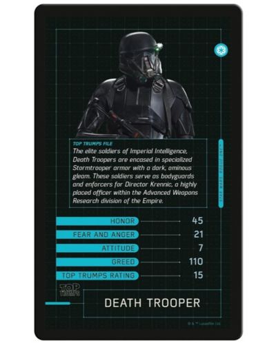 Игра с карти Top Trumps - Star Wars Rogue One - 2