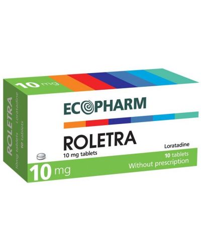 Ролетра, 10 mg, 10 таблетки, Ecopharm - 1