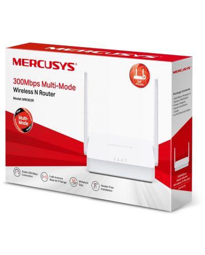 Рутер Mercusys - MW302R, 300Mbps, бял - 3