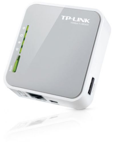 Рутер TP-Link - TL-MR3020, 72Mbps, бял - 1