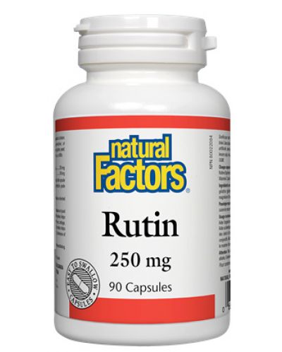 Rutin, 250 mg,  90 капсули, Natural Factors - 1