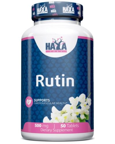 Rutin, 500 mg, 50 таблетки, Haya Labs - 1