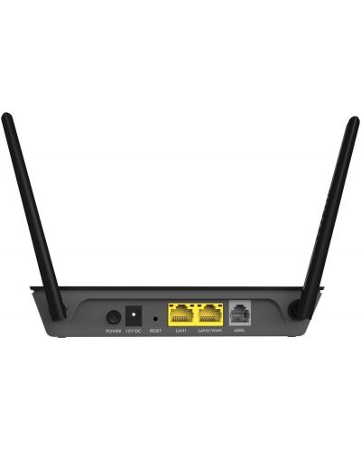 Рутер Netgear D1500, N300 WiFi router with 2 ports 10/100 switch, 2 external antenas, DSL - 4