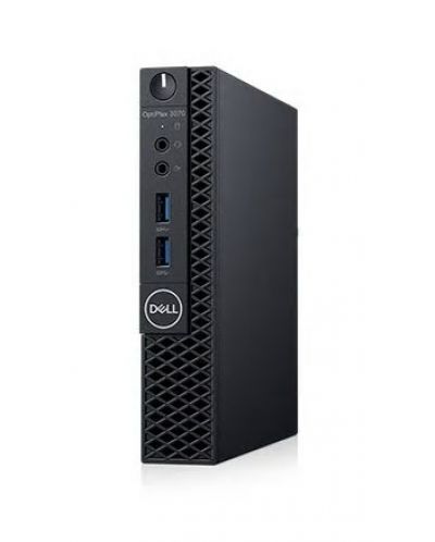 Настолен компютър Dell Optiplex - 3070 MFF, черен - 1