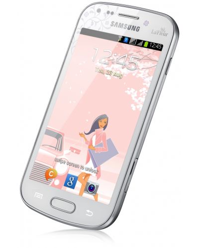 Samsung GALAXY S Duos - White La Fleur - 4