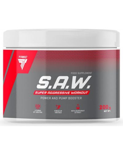 S.A.W. Powder, грейпфрут с череша, 200 g, Trec Nutrition - 1