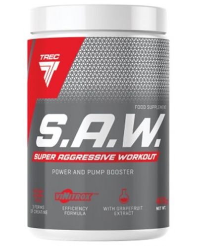 S.A.W. Powder, грейпфрут с череша, 400 g, Trec Nutrition - 1